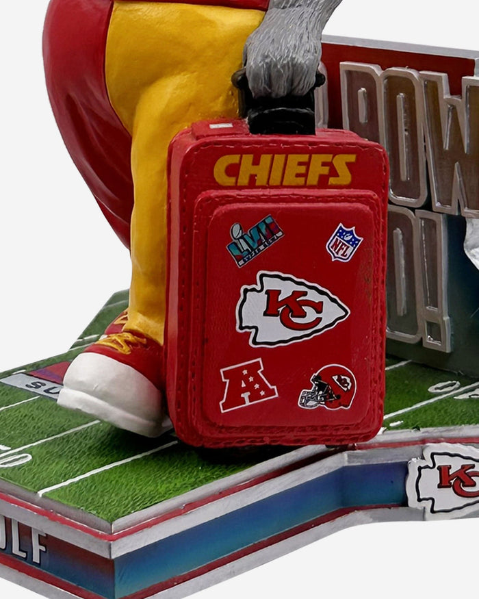 KC Wolf Kansas City Chiefs Super Bowl LVII Bound Mascot Bobblehead FOCO - FOCO.com