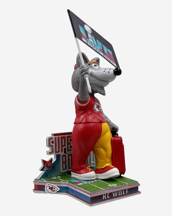 KC Wolf Kansas City Chiefs Super Bowl LVII Bound Mascot Bobblehead FOCO - FOCO.com