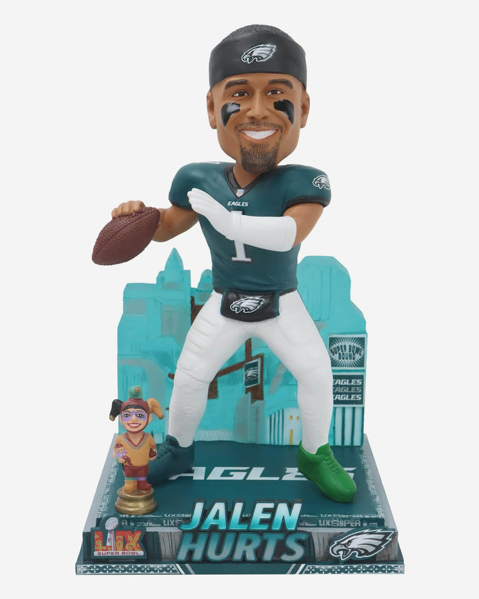 Jalen Hurts Philadelphia Eagles Super Bowl LIX Bound Light Up Bobblehead FOCO - FOCO.com