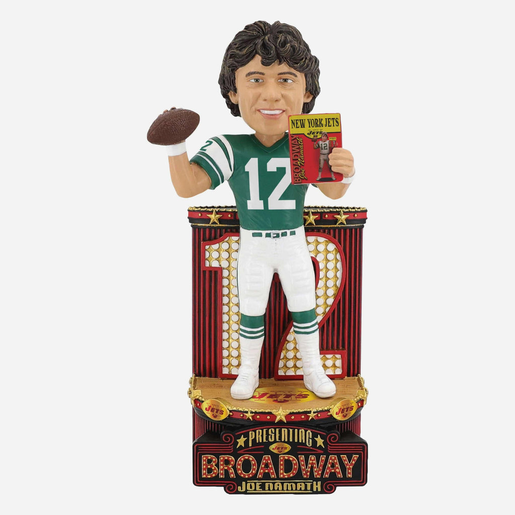 Joe Namath New York Jets Broadway Joe Nickname Bobblehead FOCO - FOCO.com