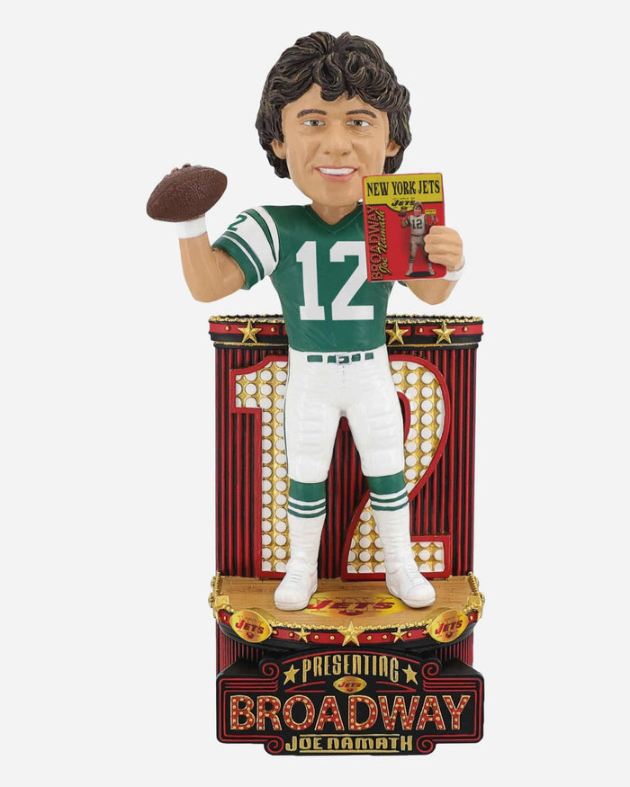 Joe Namath New York Jets Broadway Joe Nickname Bobblehead FOCO - FOCO.com