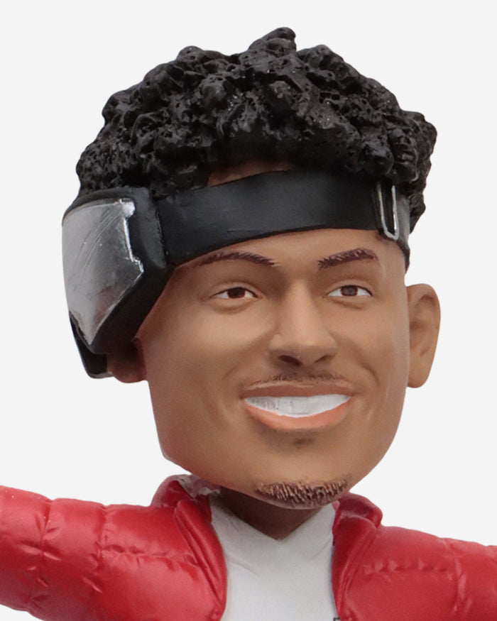 Patrick Mahomes Kansas City Chiefs Super Bowl LVII Champions Parade Bus Bobblehead FOCO - FOCO.com