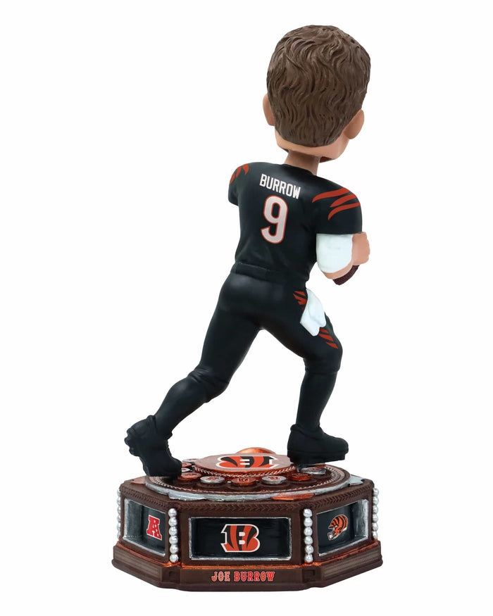 Joe Burrow Cincinnati Bengals Patch Collection Bobblehead FOCO - FOCO.com