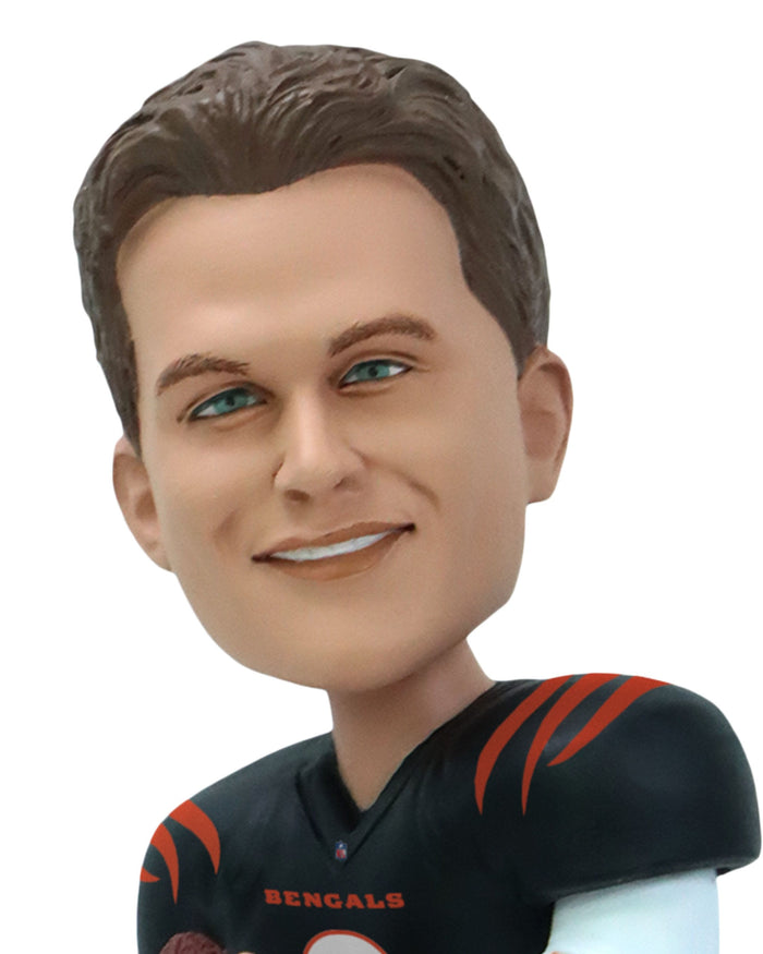 Joe Burrow Cincinnati Bengals Patch Collection Bobblehead FOCO - FOCO.com