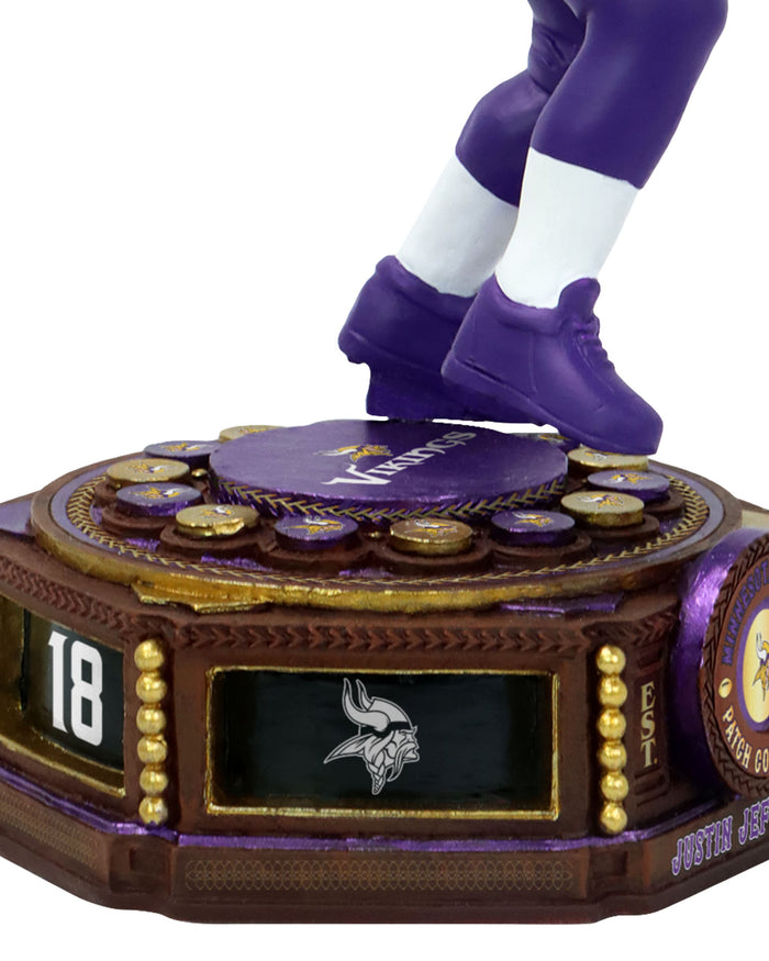 Justin Jefferson Minnesota Vikings Patch Collection Bobblehead