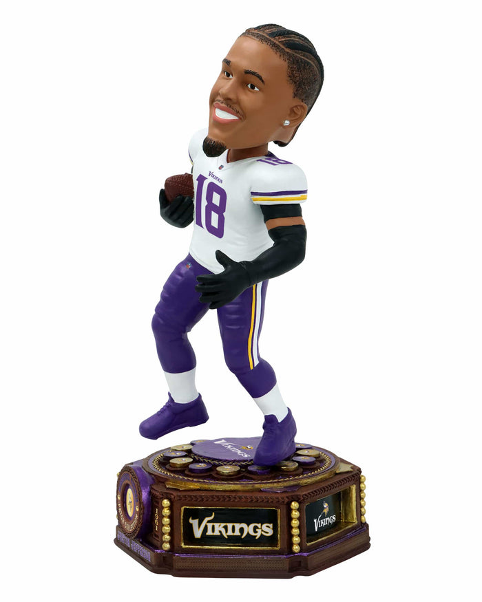 Justin Jefferson Minnesota Vikings Patch Collection Bobblehead