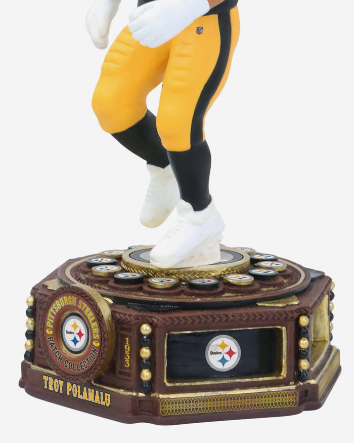 Troy Polamalu Pittsburgh Steelers Patch Collection Bobblehead FOCO - FOCO.com