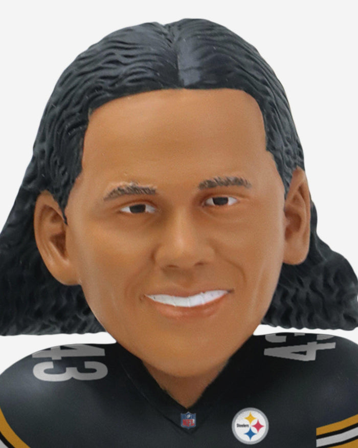 Troy Polamalu Pittsburgh Steelers Patch Collection Bobblehead FOCO - FOCO.com