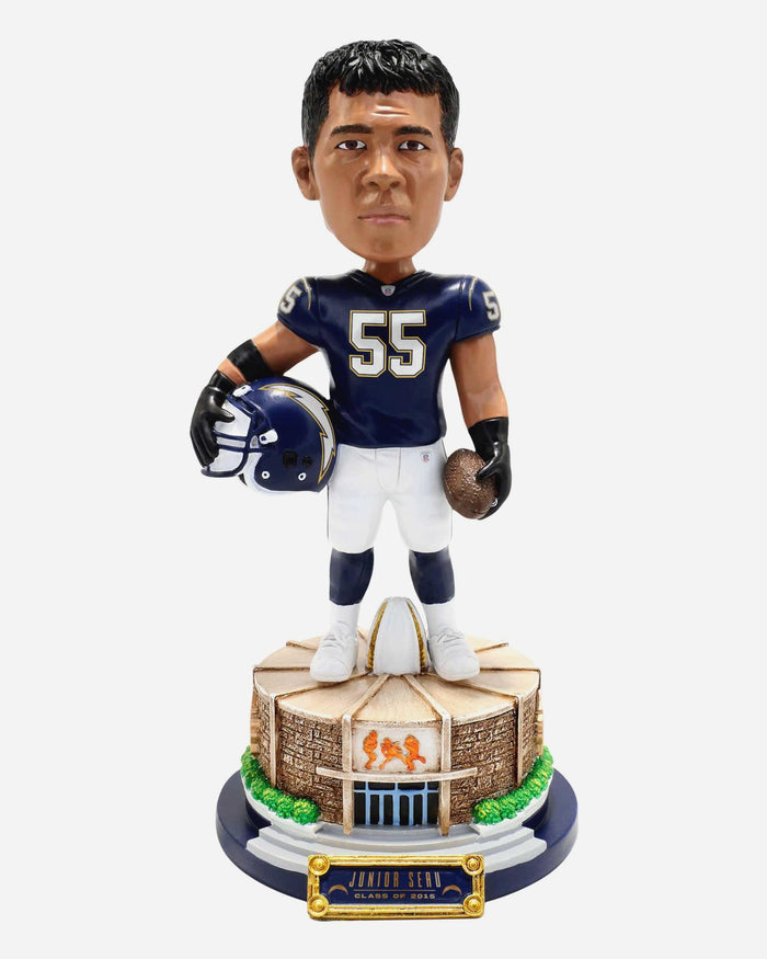 Junior Seau San Diego Chargers Pro Football Hall of Fame Bobblehead FOCO - FOCO.com