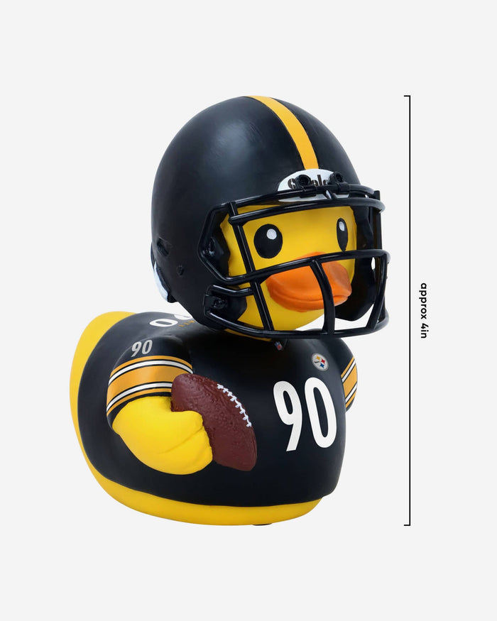 TJ Watt Pittsburgh Steelers Player Bobble Duck Mini Bobblehead FOCO - FOCO.com