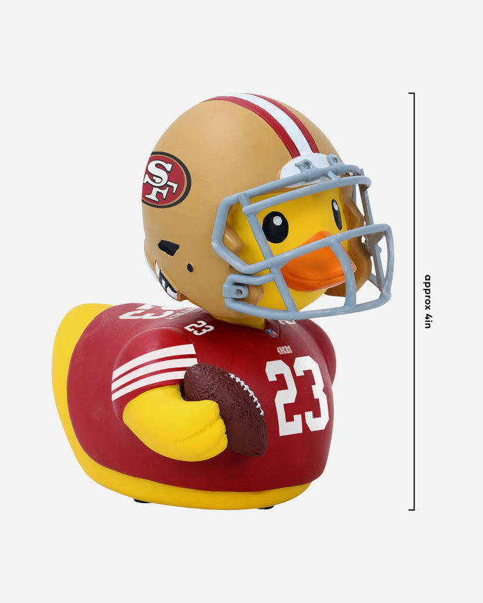 Christian McCaffrey San Francisco 49ers Player Bobble Duck Mini Bobblehead FOCO - FOCO.com