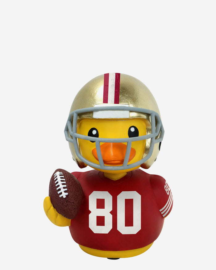 Jerry Rice San Francisco 49ers Player Bobble Duck Mini Bobblehead FOCO - FOCO.com