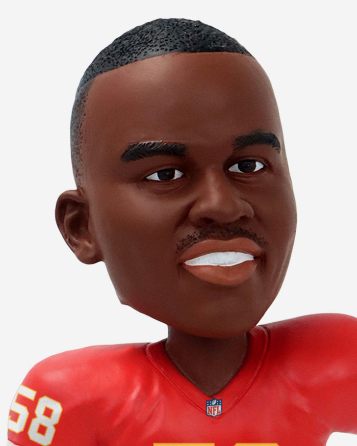 Derrick Thomas Kansas City Chiefs Single-Game Sack Record Book Bobblehead FOCO - FOCO.com