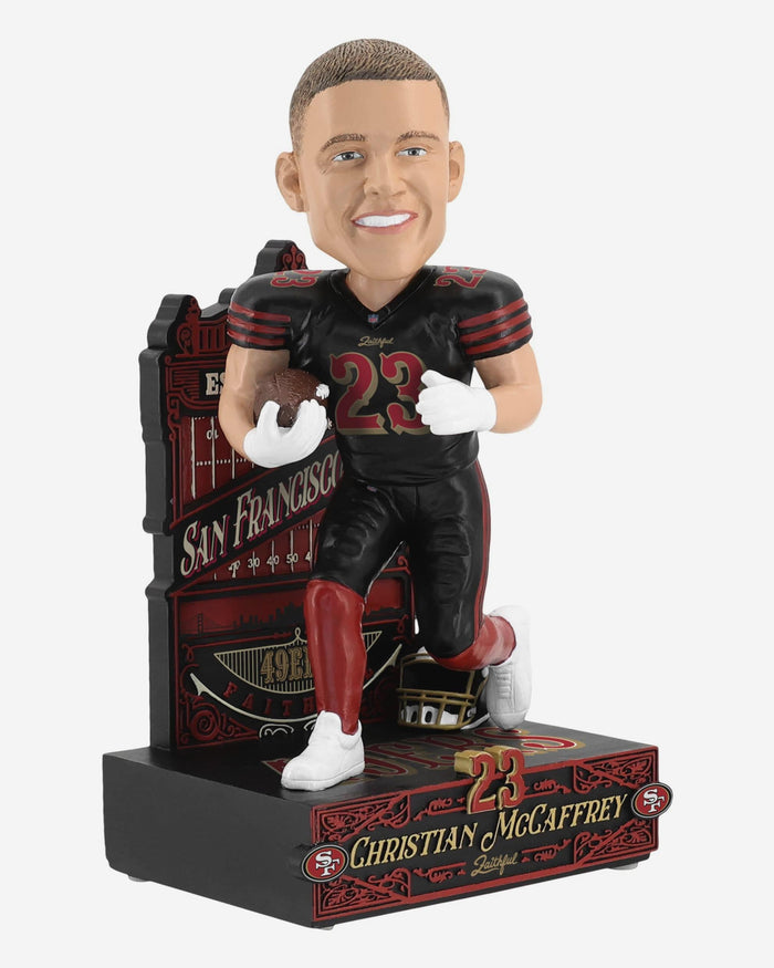 Christian McCaffrey San Francisco 49ers 2025 Week 18 Rivalries Bobblehead FOCO - FOCO.com