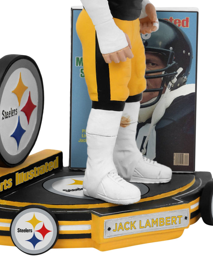 Jack Lambert Pittsburgh Steelers Man Of Steel 1984 Sports Illustrated Cover Bobblehead FOCO - FOCO.com