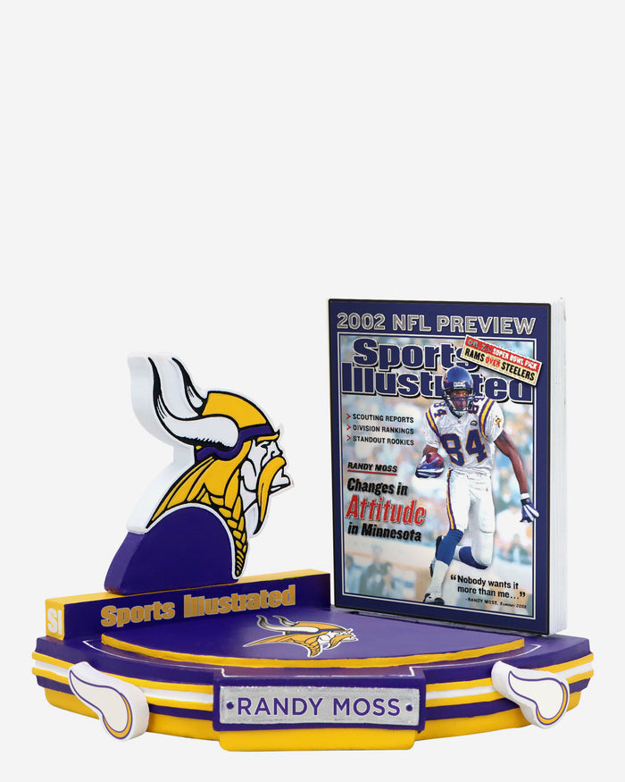 Randy Moss Minnesota Vikings Changes In Attitude Sports Illustrated Cover Bobblehead FOCO - FOCO.com