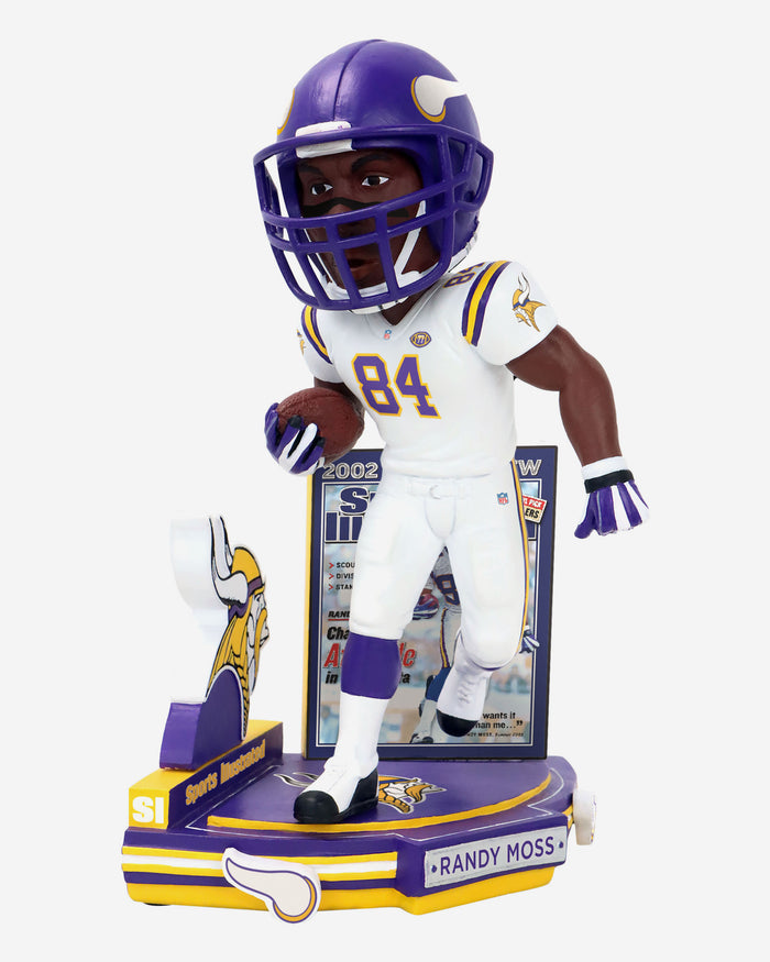 Randy Moss Minnesota Vikings Changes In Attitude Sports Illustrated Cover Bobblehead FOCO - FOCO.com