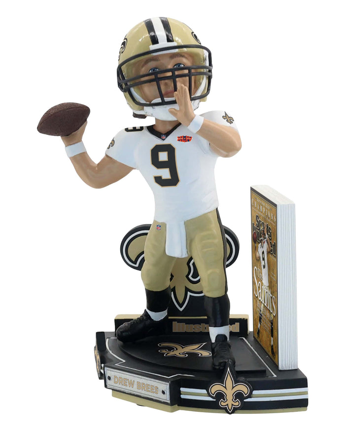 Drew Brees New Orleans Saints Heaven Sent Sports Illustrated Cover Bobblehead FOCO - FOCO.com