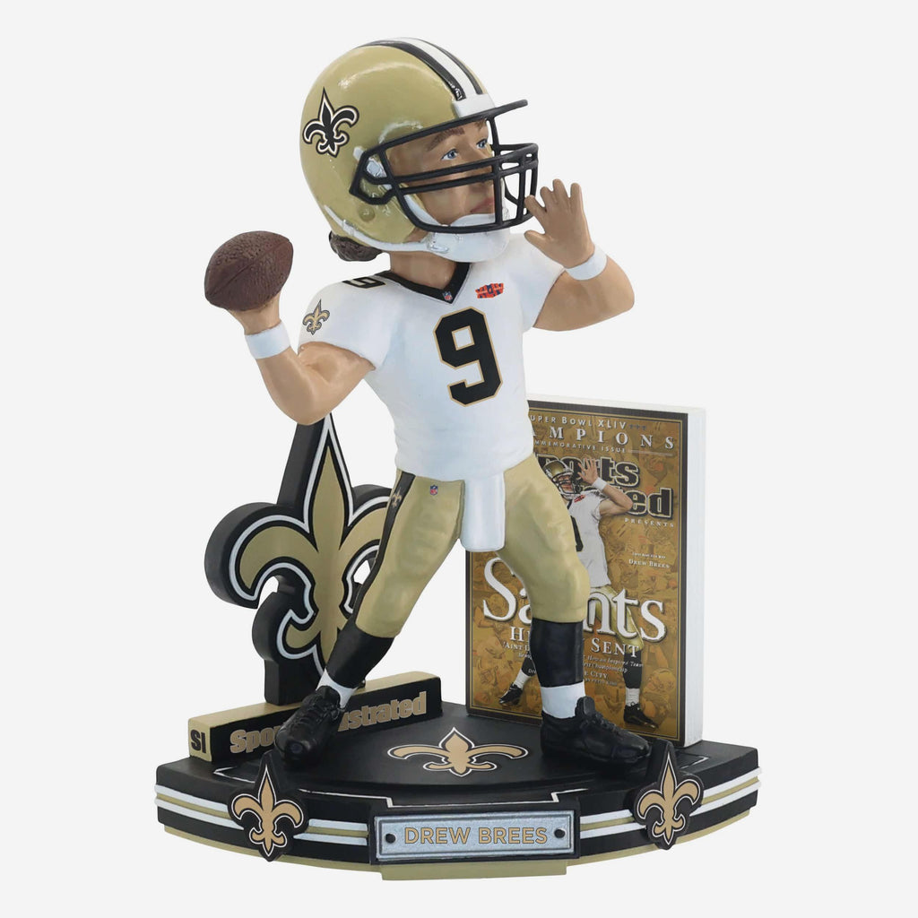 Drew Brees New Orleans Saints Heaven Sent Sports Illustrated Cover Bobblehead FOCO - FOCO.com