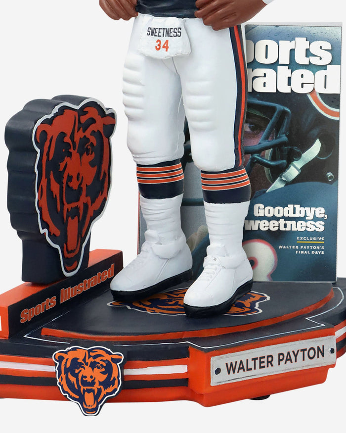 Walter Payton Chicago Bears Goodbye Sweetness Sports Illustrated Cover Bobblehead FOCO - FOCO.com