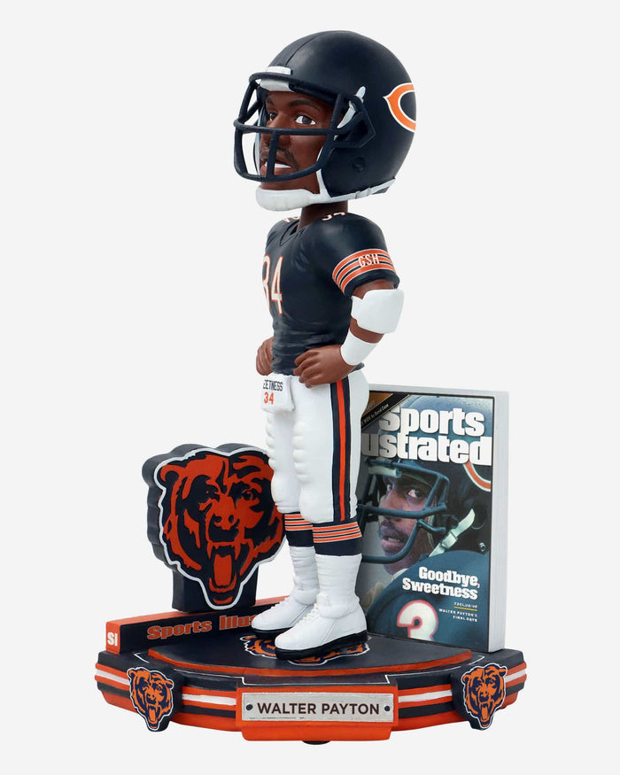 Walter Payton Chicago Bears Goodbye Sweetness Sports Illustrated Cover Bobblehead FOCO - FOCO.com