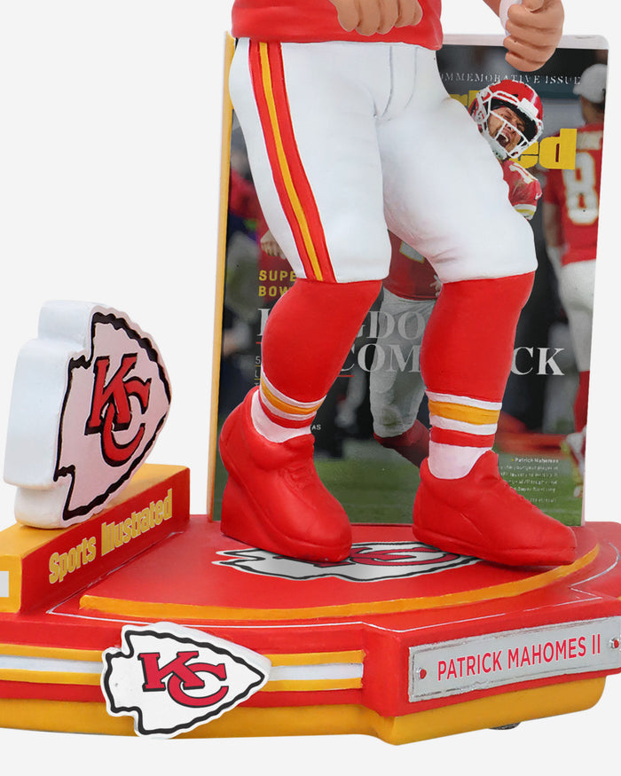 Patrick Mahomes Kansas City Chiefs Kingdom Comeback Sports Illustrated Cover Bobblehead FOCO - FOCO.com