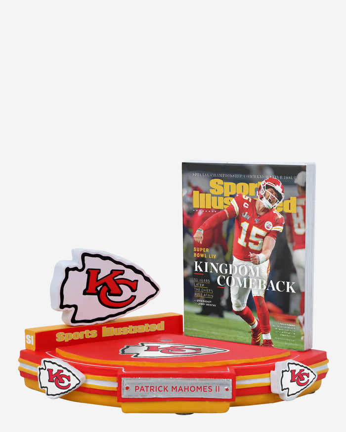 Patrick Mahomes Kansas City Chiefs Kingdom Comeback Sports Illustrated Cover Bobblehead FOCO - FOCO.com