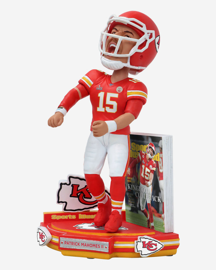 Patrick Mahomes Kansas City Chiefs Kingdom Comeback Sports Illustrated Cover Bobblehead FOCO - FOCO.com