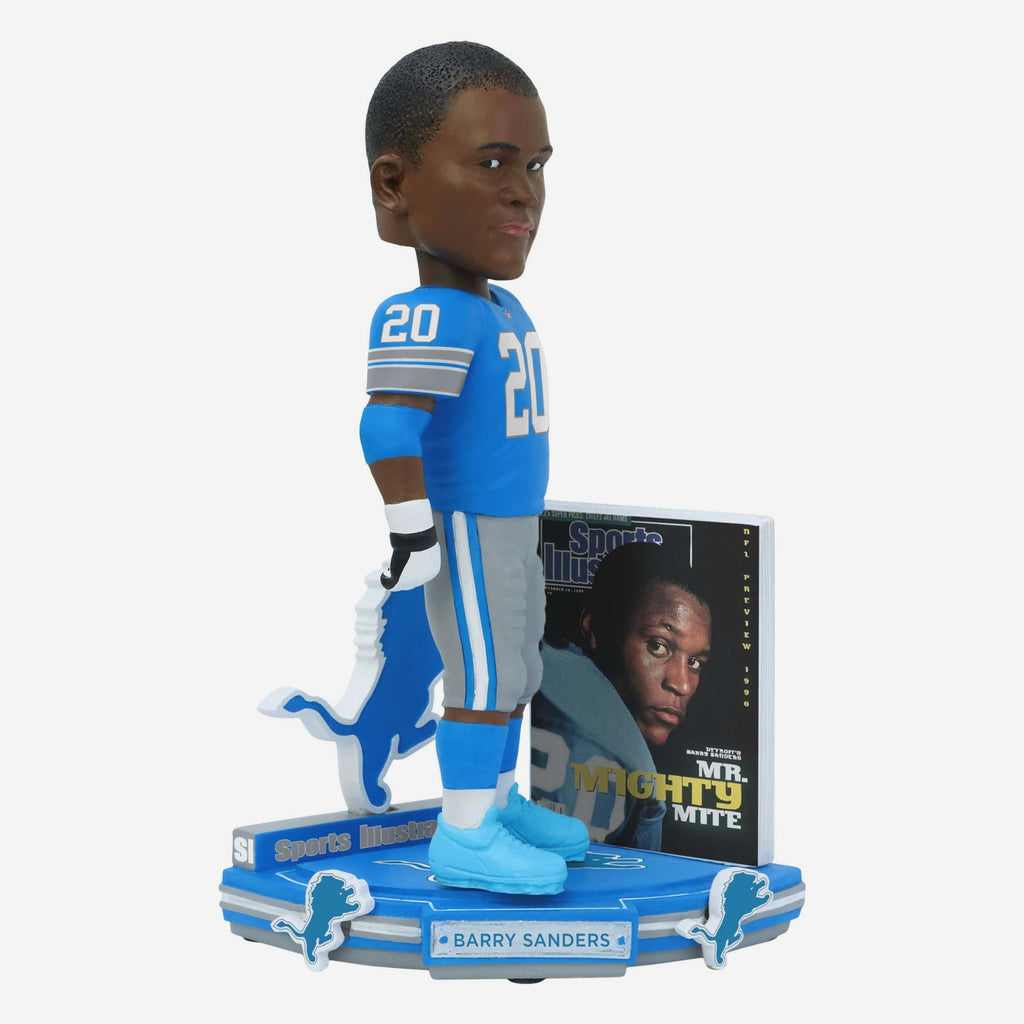 Barry Sanders Detroit Lions Mr Mighty Mite Sports Illustrated Cover Bobblehead FOCO - FOCO.com