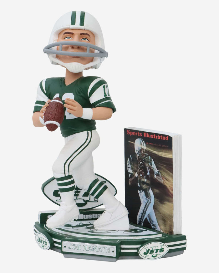 Joe Namath New York Jets Sports Illustrated Cover Bobblehead FOCO - FOCO.com