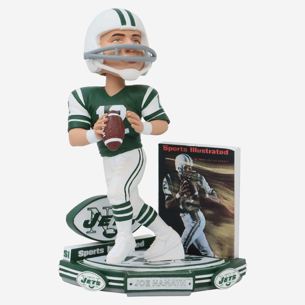 Joe Namath New York Jets Sports Illustrated Cover Bobblehead FOCO - FOCO.com