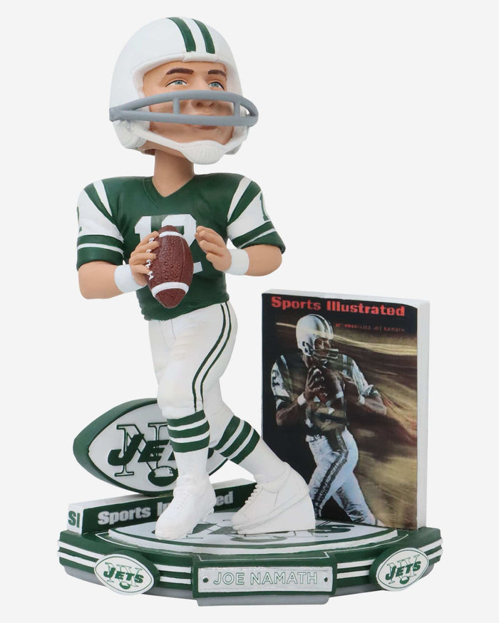 Joe Namath New York Jets Sports Illustrated Cover Bobblehead FOCO - FOCO.com