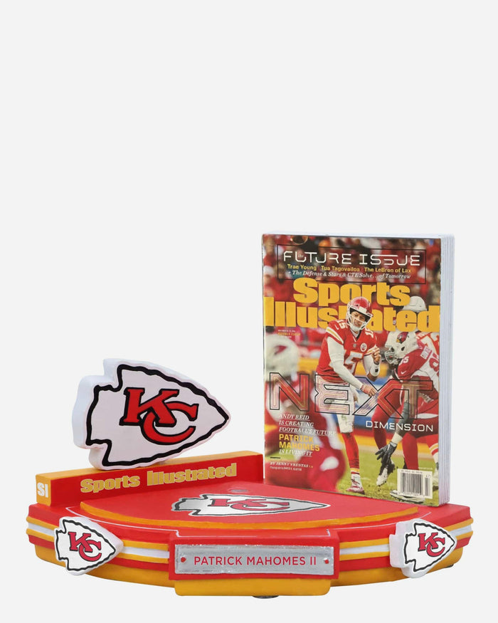 Patrick Mahomes Kansas City Chiefs Next Dimension Sports Illustrated Cover Bobblehead FOCO - FOCO.com