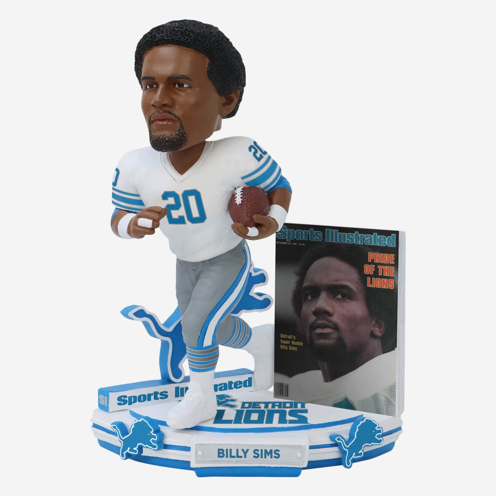 Billy Sims Detroit Lions Sports Illustrated Cover Bobblehead FOCO - FOCO.com