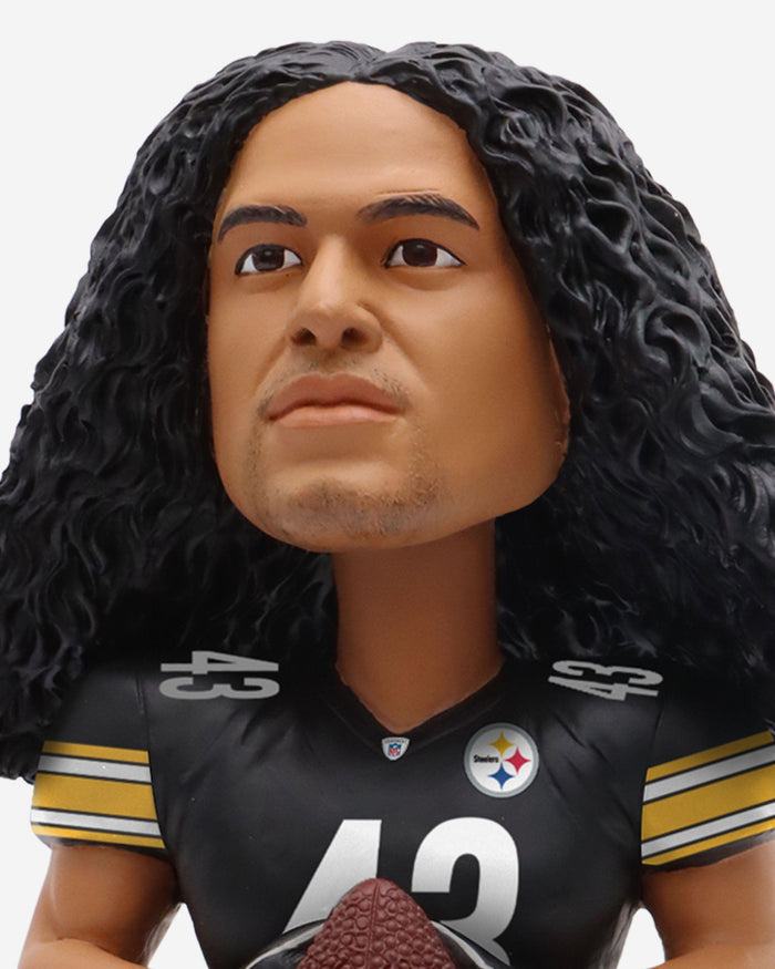 Troy Polamalu Pittsburgh Steelers Sports Illustrated Cover Bobblehead FOCO - FOCO.com