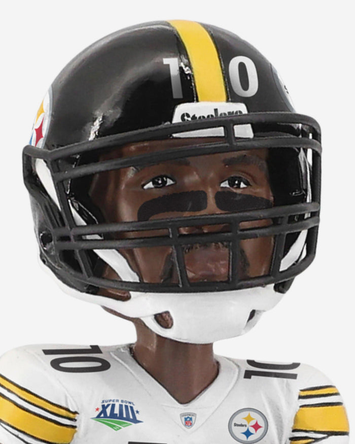 Santonio Holmes Pittsburgh Steelers Six For Sixth Super Bowl XLIII Sports Illustrated Cover Bobblehead FOCO - FOCO.com