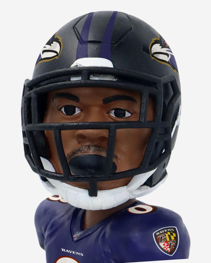 Lamar Jackson Baltimore Ravens What is a Quarterback Sports Illustrated Cover Bobblehead FOCO - FOCO.com