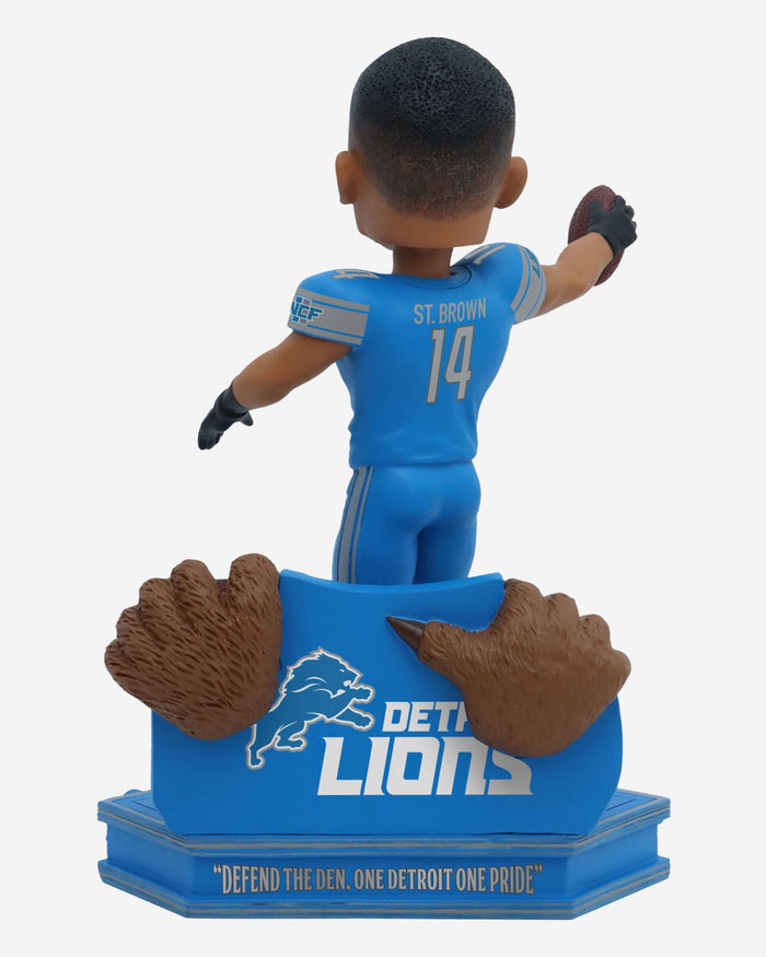 Amon-Ra St Brown Detroit Lions One Pride Bobblehead FOCO - FOCO.com