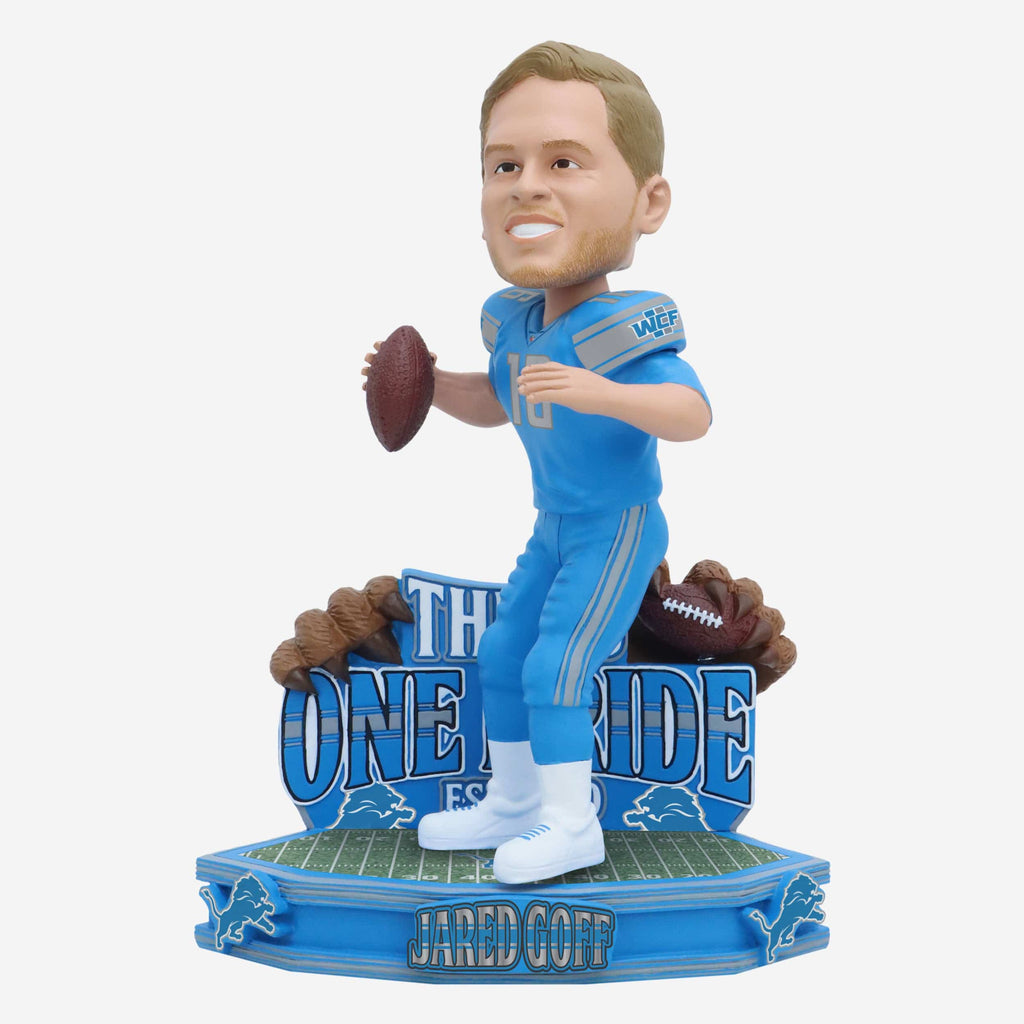 Jared Goff Detroit Lions One Pride Bobblehead FOCO - FOCO.com