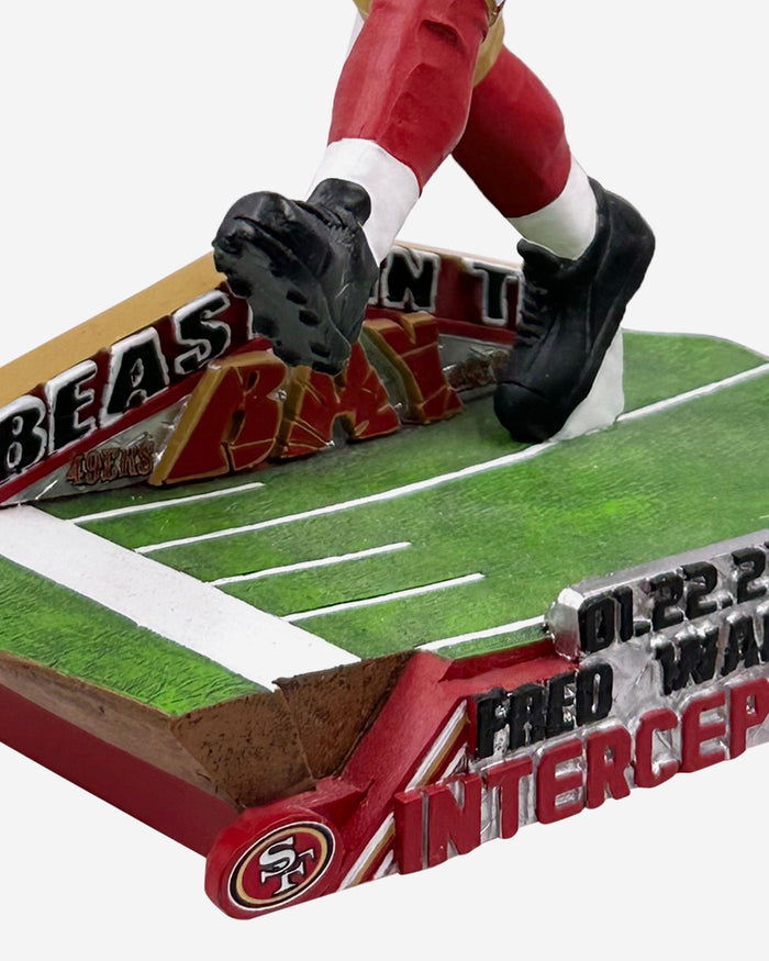 Fred Warner San Francisco 49ers Beast in the Bay Interception Bobblehead FOCO - FOCO.com