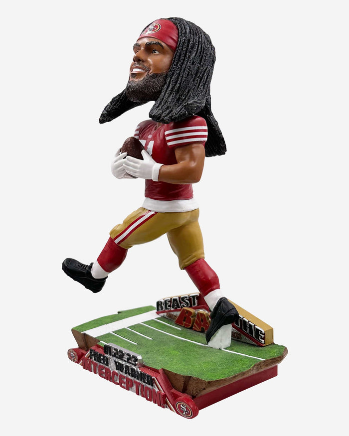 Fred Warner San Francisco 49ers Beast in the Bay Interception Bobblehead FOCO - FOCO.com