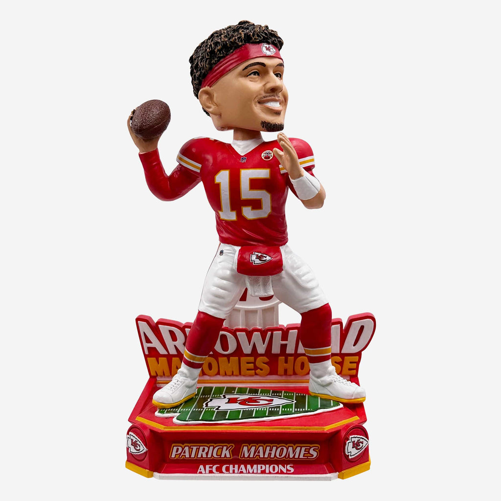 Patrick Mahomes Kansas City Chiefs Its Arrowhead Bobblehead FOCO - FOCO.com