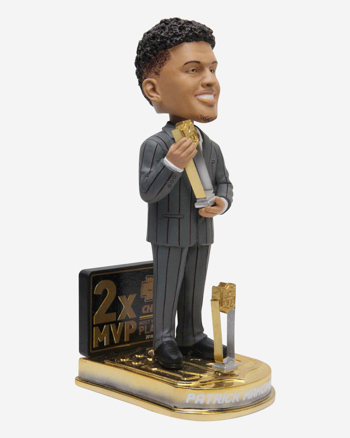 Patrick Mahomes Kansas City Chiefs 2X NFL MVP Bobblehead FOCO - FOCO.com