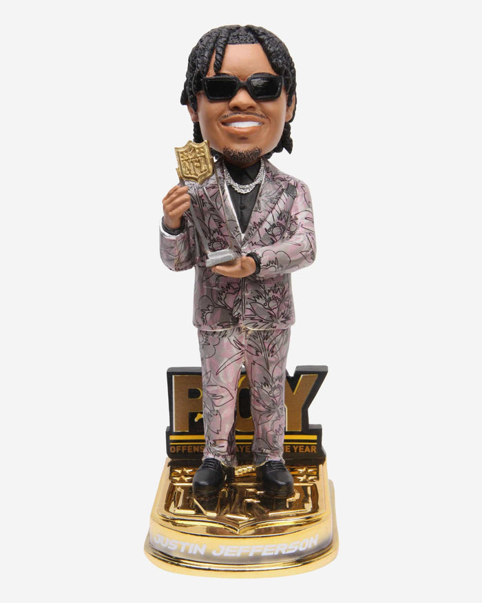 Justin Jefferson Minnesota Vikings 2022 NFL Offensive Player Of The Year Bobblehead FOCO - FOCO.com