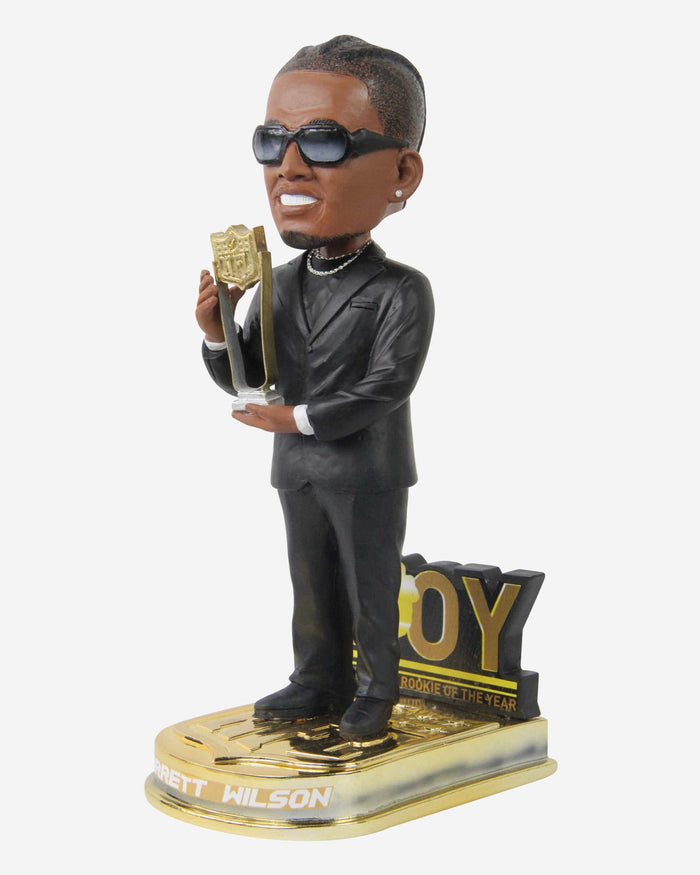 Garrett Wilson New York Jets 2022 NFL Offensive Rookie Of The Year Bobblehead FOCO - FOCO.com