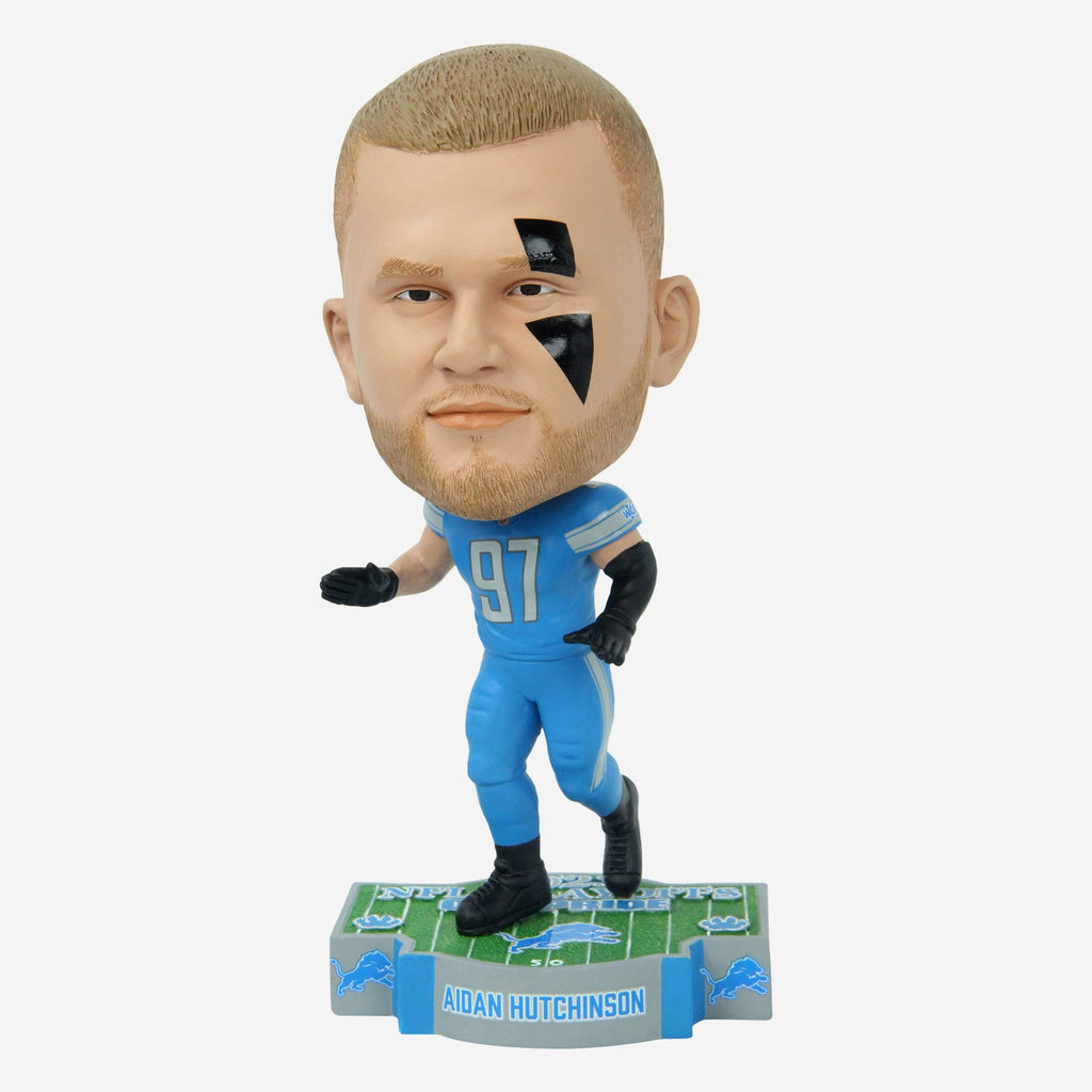 Aidan Hutchinson Detroit Lions 2023 NFL Playoffs One Pride Bighead Bobblehead FOCO - FOCO.com