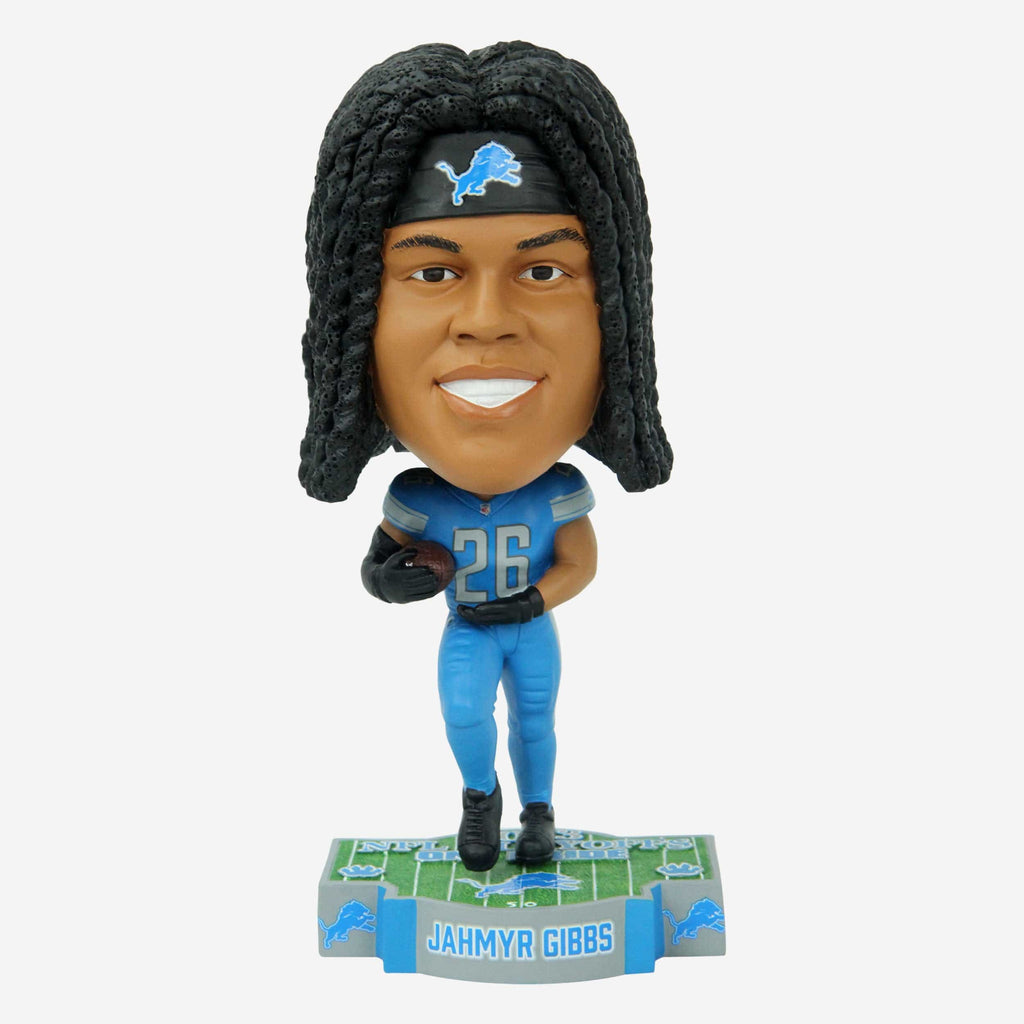 Jahmyr Gibbs Detroit Lions 2023 NFL Playoffs One Pride Bighead Bobblehead FOCO - FOCO.com