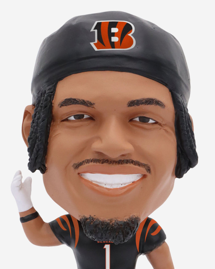 Ja'Marr Chase Cincinnati Bengals Field Stripe Mini Bighead Bobblehead FOCO - FOCO.com