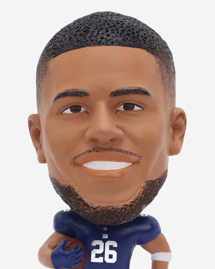 Saquon Barkley New York Giants Field Stripe Mini Bighead Bobblehead FOCO - FOCO.com