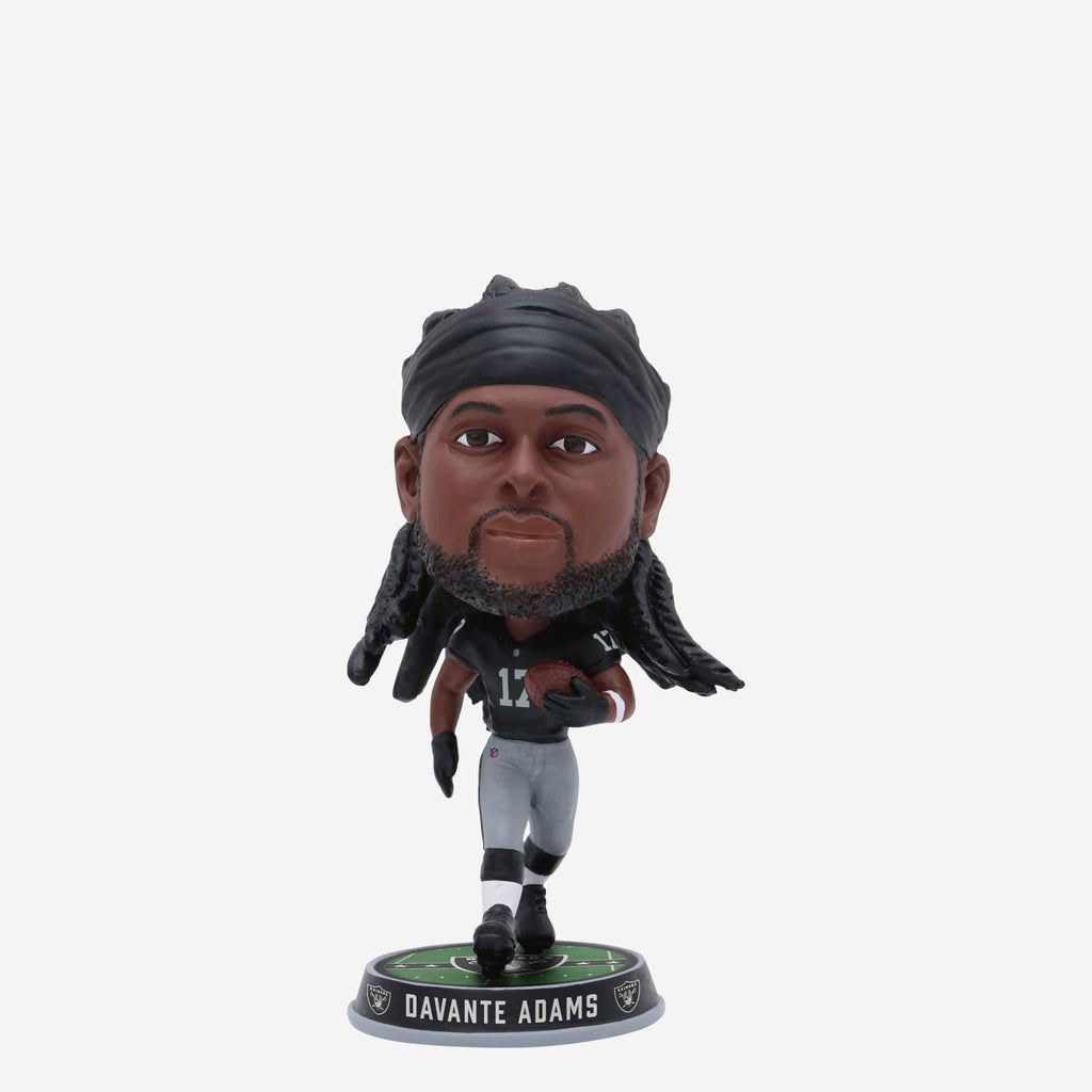 Davante Adams Las Vegas Raiders Field Stripe Mini Bighead Bobblehead FOCO - FOCO.com